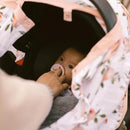 Little Unicorn Breathable Car Seat Canopy | Magnetic Closure & Universal Fit | Cover Baby from Elements (Watercolor Roses) by TinyTreasures Baby Boutique