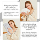 Pregnancy Pillow for Pregnant Women Sleeping,Pillow Maternity Pillow Support for Back, Legs, Belly, HIPS,Grey by TinyTreasures Baby Boutique