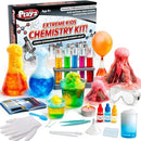 Playz Extreme Chemistry Set – 52 Unique Experiments, Science Kits for Kids Age 8-12, Lab Gear, Volcano Project, Learning Tools, Fair Activity, Discovery Gift, STEM Toys for Boys and Girls by TinyTreasures Baby Boutique