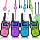 Wishouse Walkie Talkies Rechargeable for Kids Adults Long Range,Xmas Birthday Gift for Boys Girls 3 4 5 6 7 8 9 10 Year Old,Hiking Camping Gear Games Ideas Toys with Flashlight,VOX,Easy to Use 4 Pack by TinyTreasures Baby Boutique