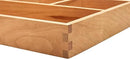 pandapark Wood Organizer Tray,Black Walnut,Desk & Drawer Storage Box (Cherry Master-4) by CozyNest Decor