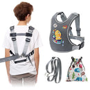 2025 New Safety Walking Harness for Big Kids (6-12yrs) with Autism Special Needs ADHD, Anti-Elopement Vest Harness with Grab Handle and Light Reflector, Adjustable Leash for Autistic, Active Child by TinyTreasures Baby Boutique
