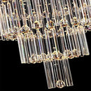 D40''X H120'' High Ceiling Chandelier Crystal Raindrop Big Chandeliers Staircase Large Chandelier Empire Entrance Foyer High Ceiling Pendant Chandelers Fixture LED Dimmable 2700K-4500K-6000K by CozyNest Decor