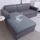 hyha Waterproof Couch Cushion Covers, Sectional Sofa Slipcovers Washable, L Shape Chaise Dog Couch Covers for Sectional Sofa, Universal Furniture Protector (1 Piece for Chaise XL, Grey) by CozyNest Decor