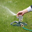 Metal Sprinklers for Yard Heavy Duty Zinc Alloy Pulsating Impact Sprinkler, Adjustable Rainbird Sprinkler Head with Metal Base, Sprinkler System for Lawn Yard Large Area Garden by GreenHaven Gardens