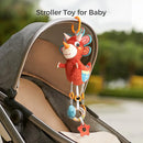 TUMAMA Dinosaur Plush Toy with Wind Chime, Car Seat Stroller Stroller Crib Hanging Toys, Baby Toys for 0 3 6 9 12 Months by TinyTreasures Baby Boutique