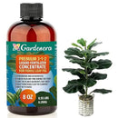 Premium Liquid Fiddle Leaf FIG Plant Fertilizer - 3-1-2 Concentrate for Indoor Plants and Flowers by Gardenera | Organic Plant Food for Fiddle Leaf Fig - 8oz by GreenHaven Gardens