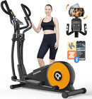 pooboo Elliptical Machine, Elliptical Exercise Machine with 16-Level Resistance&Hyper-Quiet Magnetic Driving System, Elliptical Machine for Home with LCD Monitor&15.5IN Stride, 350LBS Weight Capacity by CozyNest Decor