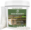 Muck Reducer - 5LB Natural Sludge Solution Tablets for Ponds & Lakes, Away Muck & Odor Control, Safe for Aquatic Life, Wildlife & Recreation, Treats Up to 30,000 Sq Ft by GreenHaven Gardens