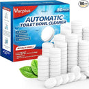 Vacplus Toilet Bowl Cleaner Tablets 80 PACK, Automatic Cleaners with Bleach, Slow-Releasing Toilet Tank Cleaners for Deodorizing & Descaling, Household Toilet Cleaners against Tough Stains by CozyNest Decor