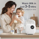 Baby Bottle Warmer, Felizbebe 10-in-1 Bottle Warmers for All Bottles, Detachable Body for Easy Cleaning, Accurate Temperature Control, Timer, Sterili-zing,Milk Warmer for Breastmilk or Formula by TinyTreasures Baby Boutique