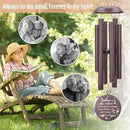 Personalized Sympathy Wind Chimes Gift, Memorial Wind Chimes, for Loss of Loved One Prime, Bereavement/Sympathy/Memorial Gift for Loss of Mother Father Husband Condolence Remembrance by CozyNest Decor