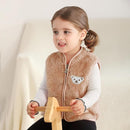 Baby Boys Girls Fleece Vest Zip Up Cute Bear Jackets Fuzzy Fall Winter Warm Clothes Newborn Outwear for Toddler Infant by TinyTreasures Baby Boutique