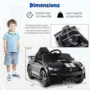 Costzon Ride on Car, 12V Licensed Ford Mustang Shelby GT500 Kids' Electric Vehicles w/Remote Control, USB Port, Radio, Music, Player, High Low Speed & Soft Start, Racing Kids Car for Toddler (Black) by TinyTreasures Baby Boutique