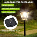 Maggift 4 Pack Vintage Solar Pathway Lights LED Bulbs Solar Powered Garden Walkway Lights for Outdoor Lawn, Patio, Yard, Walkway, Driveway , 15 Lumen by GreenHaven Gardens