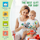 Jollybaby Crib Stroller Car Seat Toys for Baby 0-3-6-9-12 Months, Tummy Time Hanging Sensory Toys for Newborn with Music Box and Teether, Spiral Carseat Toy for Infant Boys Girls Gifts (Grey) by TinyTreasures Baby Boutique
