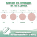 wegreeco Nursing Breast Pads (14 Pack) + Laundry Bag & Travel Storage Bag, 4.7 inch Option - Washable & Reusable Breastfeeding Nursing Pads (Sunset, Plain Shape) by TinyTreasures Baby Boutique