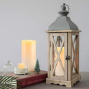 Homemory 8" x 4" Large Waterproof Outdoor Flameless Candles with Remote Control and Timer, Battery Operated Flickering LED Pillar Candles for Indoor Outdoor Lanterns, Porch, Long Lasting, Set of 2 by CozyNest Decor
