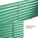 Land Guard 8×4×2 ft Galvanized Raised Garden Bed Kit, Galvanized Planter Raised Garden Boxes Outdoor, Oval Large Metal Raised Garden Beds for Vegetables(Green)… by GreenHaven Gardens