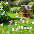 115 Pcs Glow-in-Dark Mini Resin Animals Miniature Animals Figurines Tiny Little Glow in Dark Small Animal Figures to Hide Mini Animals Micro Landscape Ornaments Fairy Garden Accessories by GreenHaven Gardens