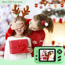 Kids Camera, Birthday Gifts for Boys and Girls Age 3-8,Video Recorder for Kids 8-12,Childrens Digital Camcorder for vlogging Portable Kids Selfie Camera with 32GB SD Card Green by TinyTreasures Baby Boutique