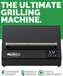 Turbo E Outdoor Electric Grill by PLUGNGRILL - High-Power 1700W Infrared Grill Technology - 24-Inch Smart BBQ Grill with Probe & Digital Display for Precise Cooking & Searing (Turbo E) by GreenHaven Gardens