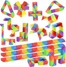 GOLDGE 80 Pack Mini Cube Puzzle Fidget Toys - Bulk Party Favors & Goodie Bag Stuffers for Kids, Travel Toys for Ages 4-8, Treasure Box Toys for Classroom, Birthday & Back to School Gifts (80) by TinyTreasures Baby Boutique