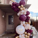 130pcs Burgundy Balloons Different Sizes 18" 12" 10" 5" Wine Red Balloons for Birthday Graduation Bride Baby Shower Wedding Decorations by CozyNest Decor