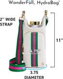 WanderFull® Original HydroBag® Collection, Water Bottle Holder w/Strap & Phone Pocket, Hands-Free Crossbody Water Bottle Bag by TinyTreasures Baby Boutique