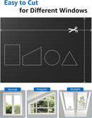 Sumobaby Blackout Curtains for Bedroom Portable 52"x84",No Drill Blackout Shades with Upgraded Hook&Loop Tapes,100% Black Out Window Cover,Thermal Insulated Blinds for Bedroom,Nursery(1 Panel,Black) by TinyTreasures Baby Boutique