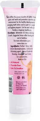Spry Natural Xylitol Toothpaste for Baby, Toddler, Kids Age 3 Months Up - Fluoride Free Tooth Gel, Support Development of Emerging Teeth, Strawberry Banana, Bubblegum, Original, 2 Fl Oz (Pack of 3) by CozyNest Decor