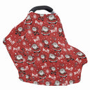 Binienty Christmas Santa Claus Nursing Cover for Moon Christmas Decor Soft Lightweight Car Seat Canopy Multi Use Breastfeeding Covers Breathable and Comfy by TinyTreasures Baby Boutique