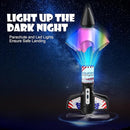 Rocket Launcher for Kids, Self Launching Motorized Air Rocket Toy, Outdoor Toys for Ages 8-12, Model Rockets with Parachute Safely Land, Spaceship Launch up to 200 ft Birthday Gifts for Boys by TinyTreasures Baby Boutique