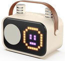 Karaoke Machine for Kids Adults, Portable Bluetooth Karaoke Speaker with 2 Wireless Microphones, Pixel Display Light, Birthday Gifts Toys for Girls & Boys Ages 3, 4, 5, 6, 7, 8, 9,10,11,12+ Years by TinyTreasures Baby Boutique