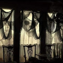 Biubee 5Pcs Halloween Black Creepy Cloth - Spooky Gauze Fabric Cloth for Haunted Horror House Halloween Party Doorway Outdoors Decoration (30" × 72") by CozyNest Decor