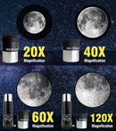 SpectrumOI Telescope for Kids & Adults - Astronomy Gift, 70mm Aperture Refractor with Carry Bag & Phone Holder by TinyTreasures Baby Boutique