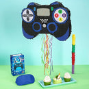 WERNNSAI Video Game Piñata - Game Controller Piñata Bundle with Blindfold and Bat for Boys Kids Piñata Gaming Theme Party Decoration Supplies Pull String Piñata for Birthday Party Celebration Blue by TinyTreasures Baby Boutique