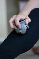 Cestari Stainless Steel Ice Hot Cold Roller for Pain Relief, Foot Massage Ball with Silicone Holder, HSA Muscle Roller, Gray by CozyNest Decor