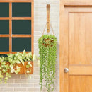 FGSAEOR Plant Hanger, Wall Planters for Indoor Plants, Wooden Wall Mounted Hanging Plant Hooks, Basket Hooks for Lanterns, Flower Bracket, Wind Chimes, Decoration (2-Pack,8-Inch) by GreenHaven Gardens