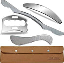 4 in 1 Professional IASTM Tool Set,Stainless Steel Muscle Muscle Tools with Case, Physical Therapy Massage Equipment and Deep Tissue Massage Tools by CozyNest Decor