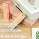 Koogel 2PCS Kids Harmonica, 10 Hole Wooden Beginner Mouth Organ Toy Musical Instruments for Kids Adults Birthday Gifts by TinyTreasures Baby Boutique