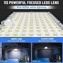 113-LED Outdoor Solar Lights with Motion Sensor, 9000K Cool White, 5M Long Wire, IP65 Waterproof Luces solares para exteriores Yard, Garden, Driveway, Patio, with 2 Year Warranty. by GreenHaven Gardens