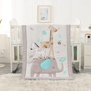 Wowelife Elephant Crib Bedding Set Gray, Premium 3-Piece Baby Bedding Set Elephant, Safari Newborn& Infant Nursery Bedding Set for Baby Boy, Gray by TinyTreasures Baby Boutique