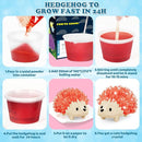sdaymol Crystal Growing Kit for Kids - 4 Colors Hedgehog to Grow Fast in (24H),Science Experiments Learning & Educational Toys,Science Kits for Kids Age 8-12 STEM Project Gifts for Boys & Girls 6+ by TinyTreasures Baby Boutique