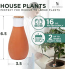 Plant Self Watering Globes - Terracotta Watering Spikes - Slow Release Olla Watering Pots - Drip Irrigiation Olla System by GreenHaven Gardens