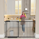 HOOEN 30" Tall Extra Wide Baby Gate for Stairs Doorways 57.5 to 62 Inch Large Long Dog Gates Tension Baby Gate Walk Through Child Gates for Kids or Pets Indoor Safety Gates by TinyTreasures Baby Boutique