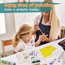 koseibal Acrylic Paint Set for Kids, Art Painting Supplies Kit with 18 Paints, 5 Canvas Panels, 8 Brushes, Table Easel, Etc, Premium Paint Set for Students, Artists and Beginner. by TinyTreasures Baby Boutique