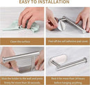 Toilet Paper Holder,Brushed Nickel,Wall Mount, Upgraded Adhesive Toilet Roll Holder,no Drilling,Bathroom/Rv/Washroom,SUS 304 Stainless Steel,Rustproof (Brushed Nickel, 1 Piece) by CozyNest Decor