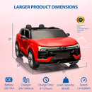Jojoka Baby Car 24V 2-Seater SUV Licensed Chevrolet Blazer Ride On Toy w/Parent Remote Control,4xSpring Suspension, Wireless Music, Electric Vehicle Car for Kids Ages 3-8, Red by TinyTreasures Baby Boutique