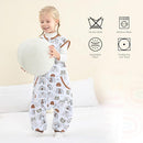 Baby Toddler Sleep Sack with Feet 2.5 TOG Winter, Wearable Blanket with Legs, Toddler Sleeping Sack Long Sleeve (Bear, 3T-5T) by TinyTreasures Baby Boutique